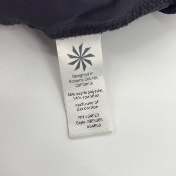 Athleta Everyday Skater Lightweight Skort Short  Side Zip Black Size 12 - Picture 11 of 12